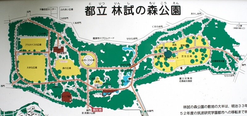 林試の森公園マップ