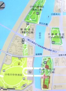 大島小松川公園マップ