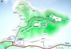 恩賜箱根公園のマップ