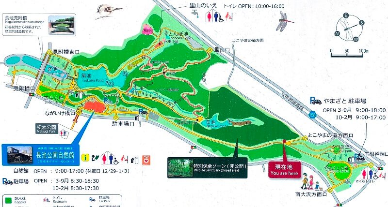 長池公園マップ