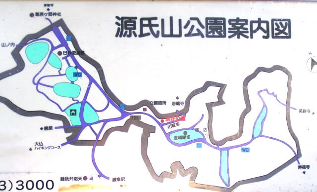 源氏山公園マップ